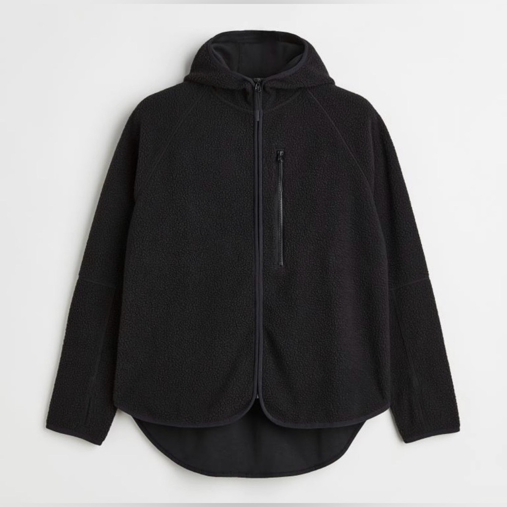 New H&M // Teddy fleece sports jacket size small